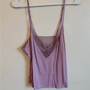 Victoria's Secret Lavender Lace Trim Cami